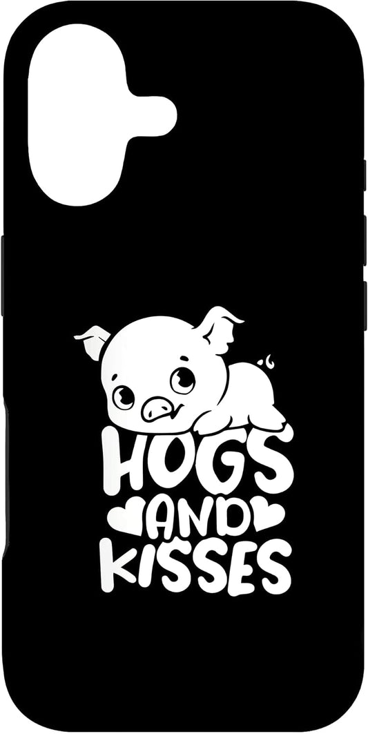 Bacon Lovers Gifts Men - Bacon Pajamas Women 17 Hogs Kisses - Making Bacon Case for iPhone