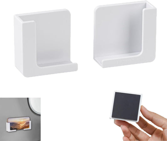 ArrErr Fridge Magnetic Phone Holder Gym Magnetic Phone Holder with Flexible Magnets Adhesive Backing Tablet Holder