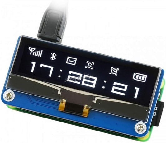 XYGStudy 2.23 inch 2B/3B/4B/Zero/Zero 12832 SPI/I2C OLED Display HAT for Raspberry Pi W Jetson Nano Pixels Interface @