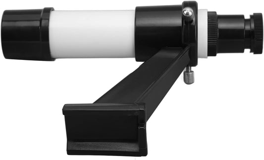 ASHATA 5x24 Finder Scope Mounting Bracket with Two Holes, Cross Hair Reticle Viewfinder, Adjustable Focusing Wheel