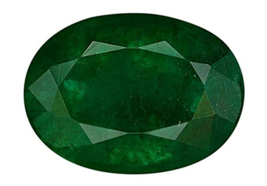 LMDPRAJAPATIS Natural Untreatet AA++ Quality Certified 8.25 Carat/Colombian Emerald Panna Green Loose Gemstone