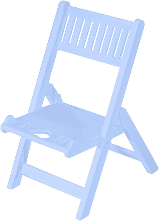 BOGEEL Foldable Chair Phone Stand Portable Holder and Adjustable Phone Stand for Smartphones,Plastic