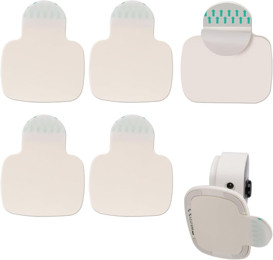 Yanfini 5-Pack C100/C110 No-Drill Adhesive Mounts for Tapo Cameras Strong Hold, Easy Removal, Adhesive Pads Only