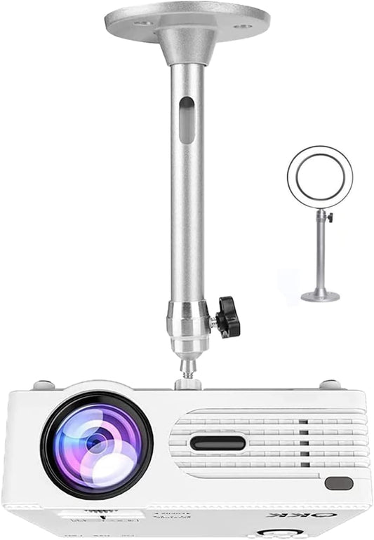 2-Be-Best 360 180 Universal Mini Projector Mount Ceiling Mount with Rotation and Tilt for Home Theater, Office, Camera