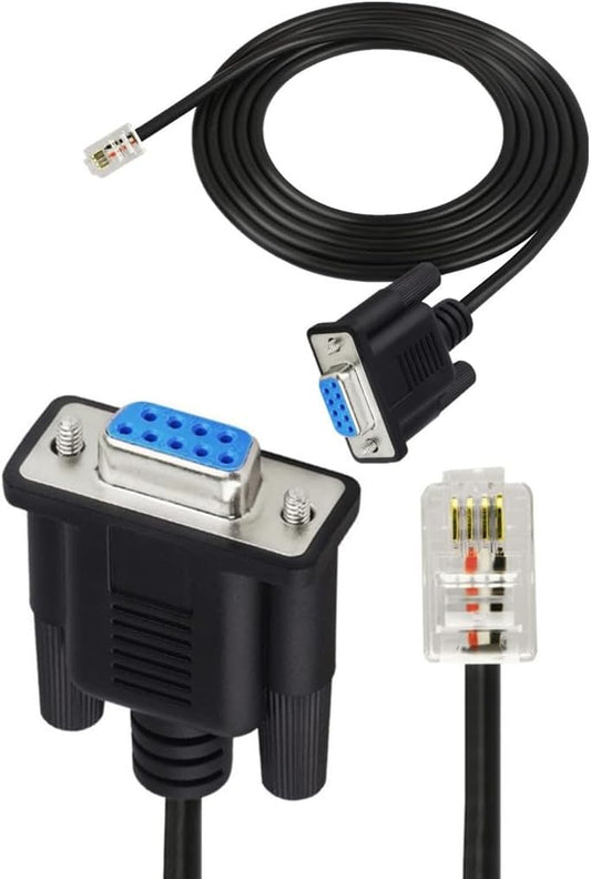 APGLSXY DB9 RS232 RJ9 4P4C 93920 to for GEMNEX Hand Controller Firmware Upgrading PC Asiair Guide Cable