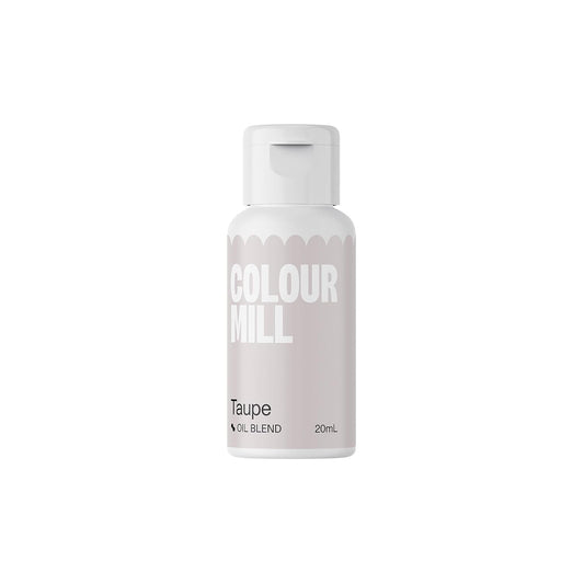 Colour Mill Oil-Based Food Coloring - 20 Milliliters | Rich Taupe Hue for Baking & Decorating