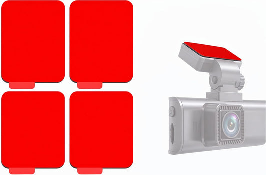 Yanfini 4-Pack (1.61 1 Heavy-Duty Adhesive Pads, Compatible with REDTIGER Dash Cam Mounts, Secure Windshield Bond