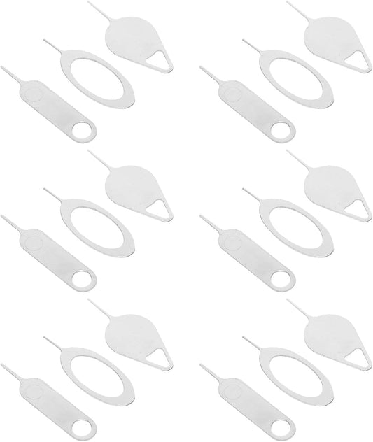 100 Operitacx Pcs Sim Removal Tools and Sim Card Ejector Pins for Cell Phones and Tablets Steel Compact Opening Needles