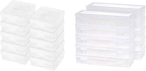 IRIS Modular Supply Case - PVC-Free, Clear Design, 10 Pack, Perfect for Organizing Essentials