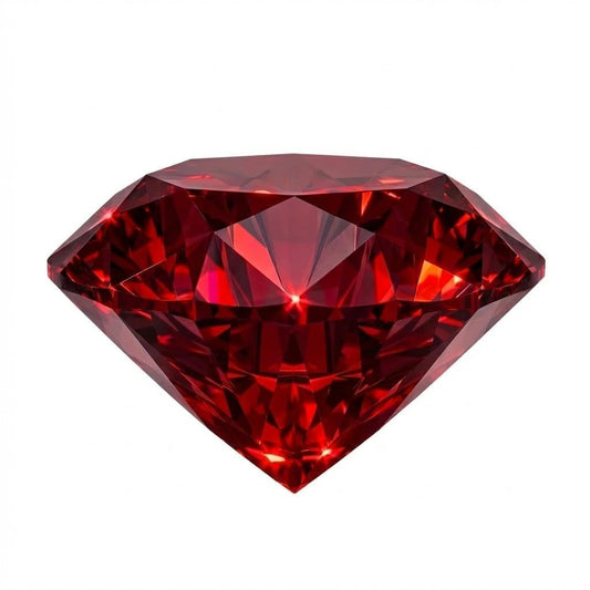 AGL Certified Lab Grown Ruby, Brilliant Cut Loose Stone, for Fine Jewelry Making, 1.0 Carat (6mm)