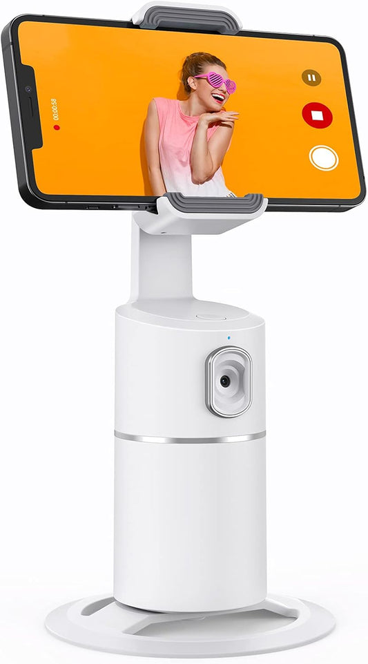 camrola 360 Auto Face Tracking Phone Holder, No App Required, Rotation Face Body Phone Tracking Tripod Smart Shooting