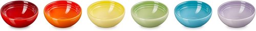 Le Creuset Set of 6 Multi-Color 2 Oz Vancouver Pinch Bowls - Perfect for Cooking & Serving