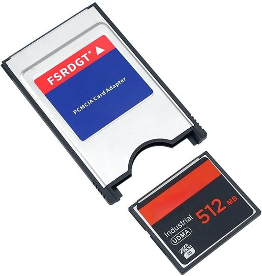 ANXILE 1 512MB 1 PCS CF Memory Card and PCS PC Card Adapter Camera CF Card UDMA HighSpeed Atable Flash Memory