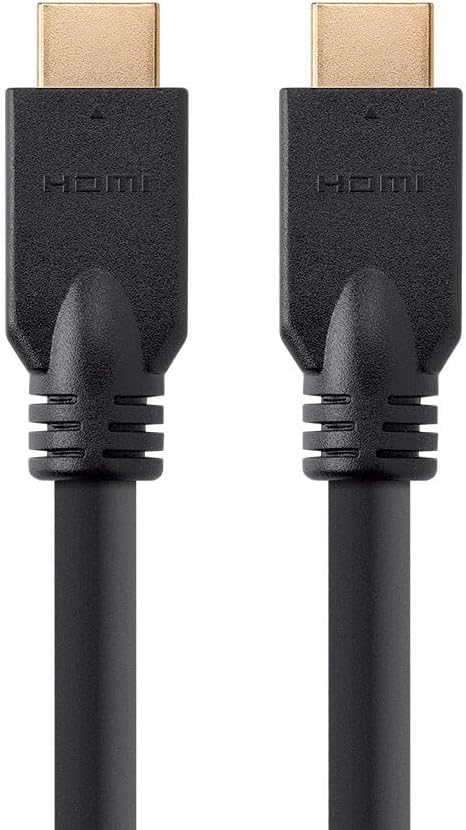 15 4K@60Hz, 18Gbps, 26AWG, 4:4:4, CL2, Commercial Monoprice HDMI Cable - Feet - Black (No Logo) | High Speed, HDR, YUV