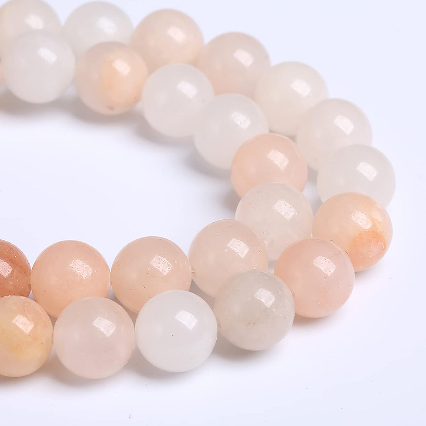 10MM 36PCS Natural Stone Pink Aventurine Loose Beads for Jewelry Making DIY Bracelet