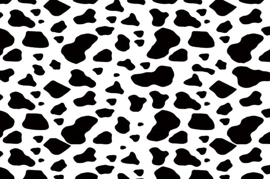 AOFOTO 9x6ft Cow Party Backdrop Black and White Dairy Cattle Holy Cow Print Farm Animals Theme Happy Birthday