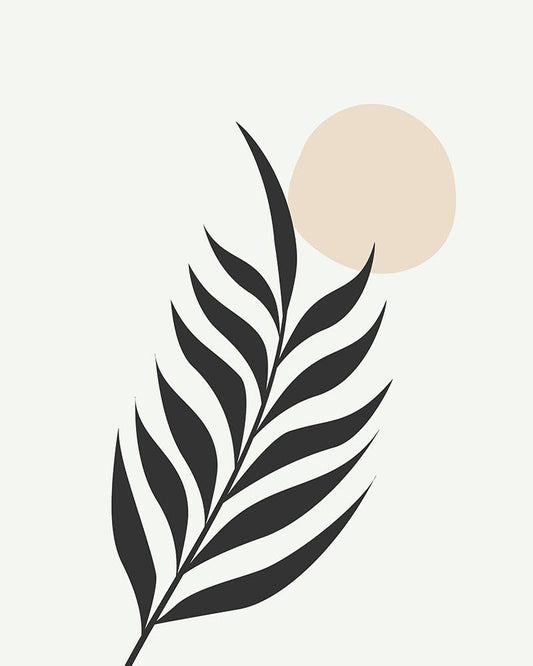 Leaf Sun Poster Print - Beth Cai (18 x 24)