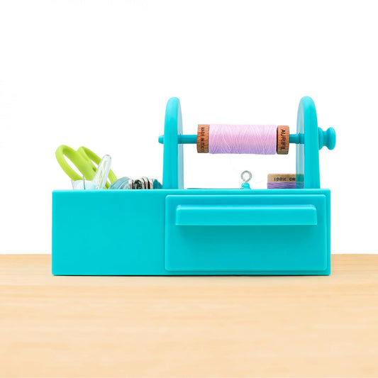 Karen Kay Buckley® Perfect Sewing Caddy, Portable, Organize Sewing Notions, Quilting Supplies, Patchwork, Needlework, Crossstitch, EPP, Appliqué, Needles, Thread, Scissors, Pins, Seam Ripper, Bobbins