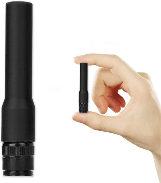 Yoidesu 144/430MHz Radio Antenna BNC Male Silicone Soft Dual Band Mobile Ham Radio Short Antenna for Series Series