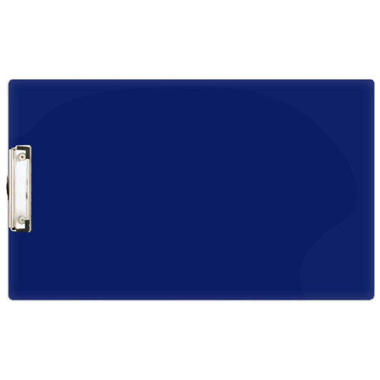 11x17 Clipboard Acrylic Panel Featuring a Low Profile Clip Blue