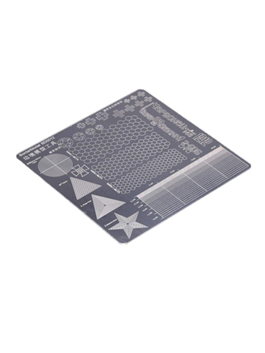 ANSAI for Hobby Military Model Scale Model -Stainless Steel Reusable Scribe Board,Carved,Drawing Painting Masking Tape Stencils