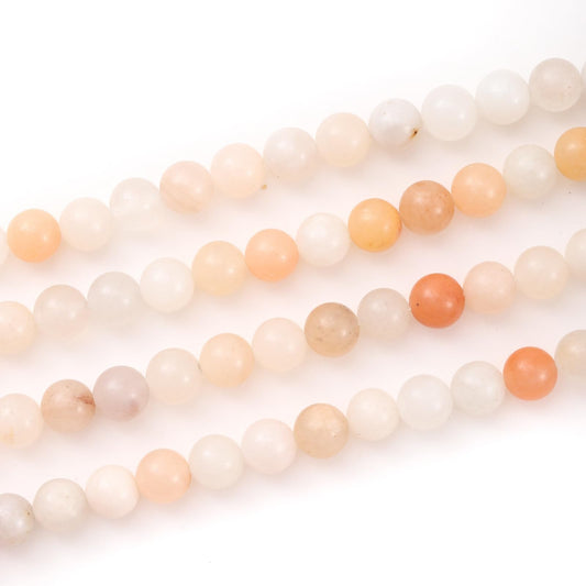 10mm 38pcs DIY Natural Pink Aventurine Stone Beads Round Healing Crystal Gemstone Loose Beads for Jewelry Making Handmade Bracelet Necklace