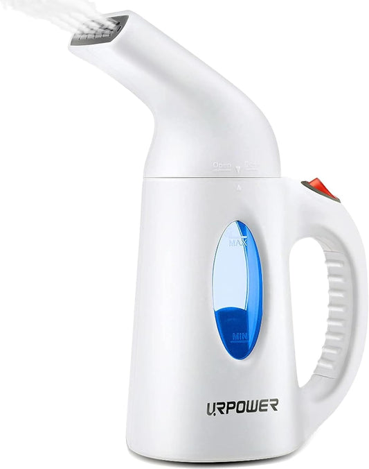 URPOWER Portable Handheld Clothes Steamer - Fast Heat-Up, High Capacity for Home & Travel