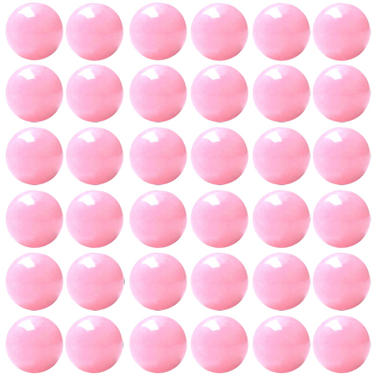 Natural Stone Beads 100pcs 6mm Rose Quartz Round Genuine Real Stone Beading Loose Gemstone DIY Charm Smooth Beads for Bracelet Necklace Earrings Jewelry Making (Pink Rose Quartz, 6mm)