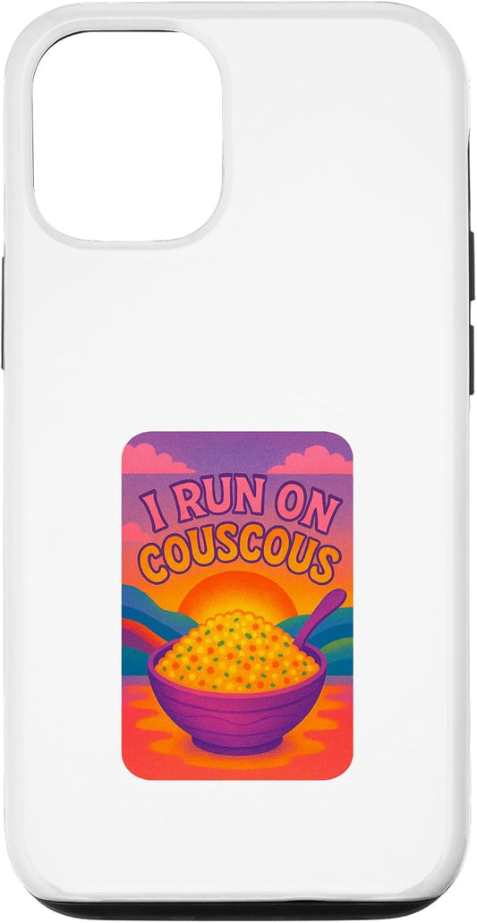 Best Food For Every Mood 12/12 I Run On Couscous Case for iPhone Pro