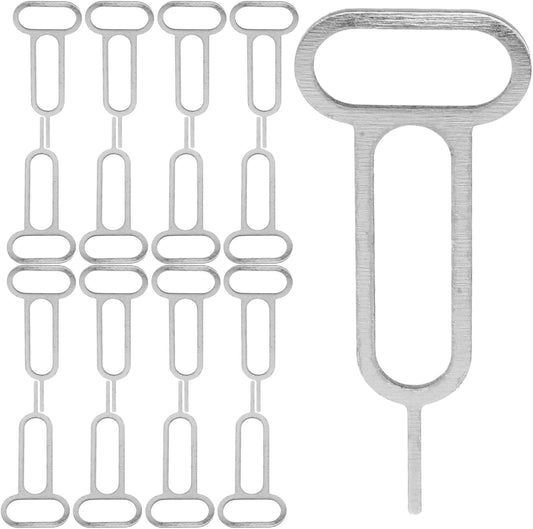 300pcs Gadpiparty Sim Card Pin Eject Tool Stainless Steel Mobile Phone Card Removal Needle for Smartphone Sim Tray