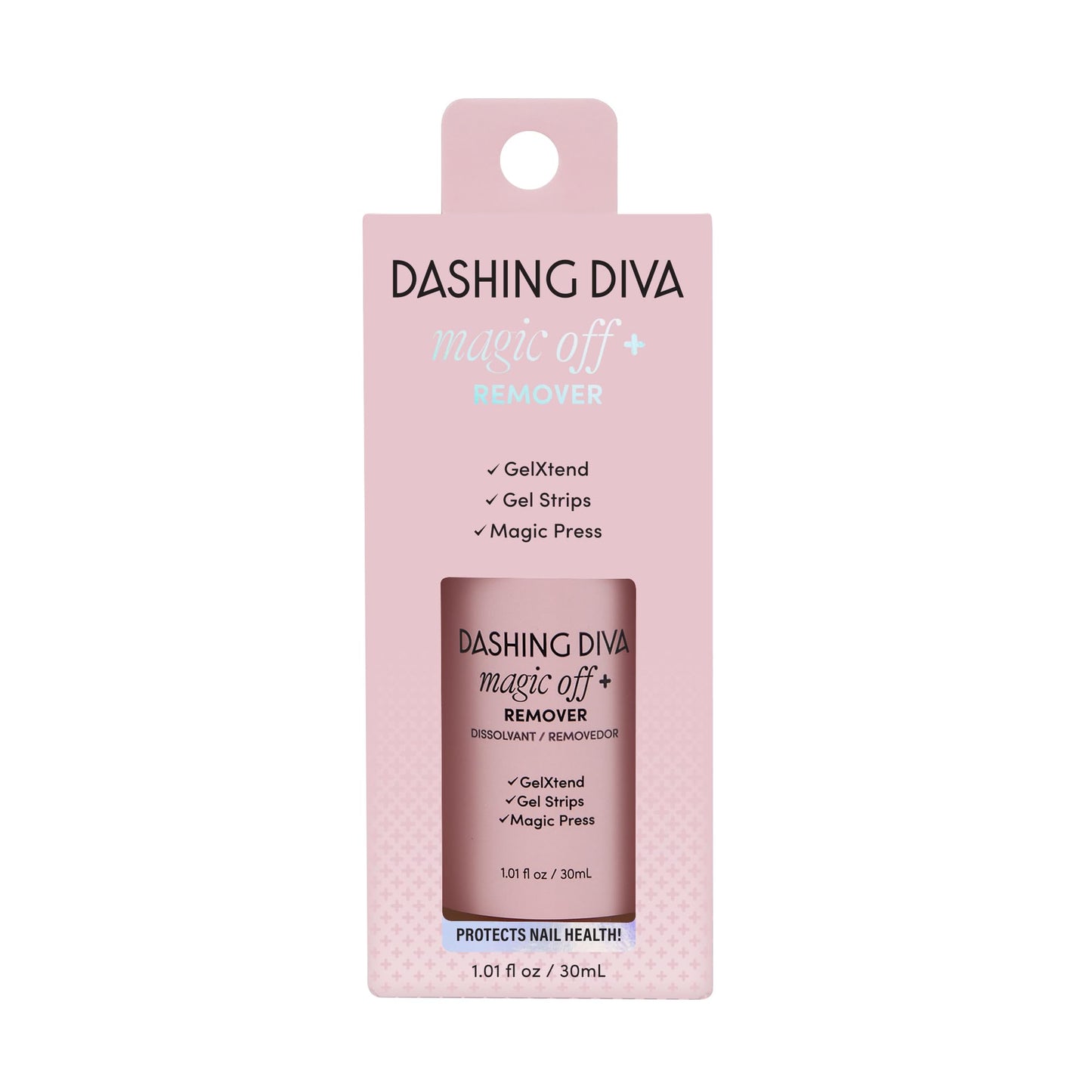 Dashing Diva GelXtend Design & Removal Kit - Nail Tips & Magic Off+ Remover - Acrylic Nails with LED Glue - Lasts Up to 14 Days - Press On Remover with Niacinamide and Castor Oil - Summer Shimmer