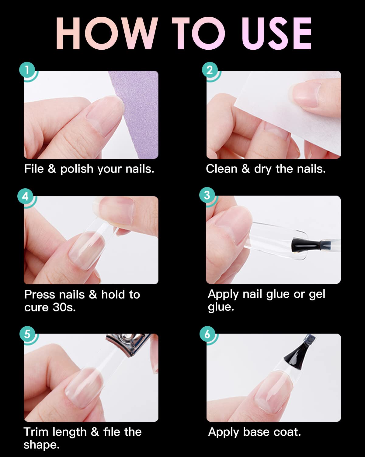 Soft Gel Nail Tips Medium Coffin, 120PCS Pre Buff Full Cover Nail Extenison Tips Half Matte Gel X Nail Tips BORNBYME