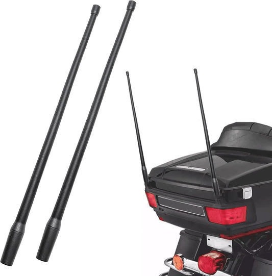 Anina 2PC 13 Inch 1998-2022 Antenna Mast for Harley Davidson Motorcycle Aerial Antenna for FM/AM Radio Signal Reception