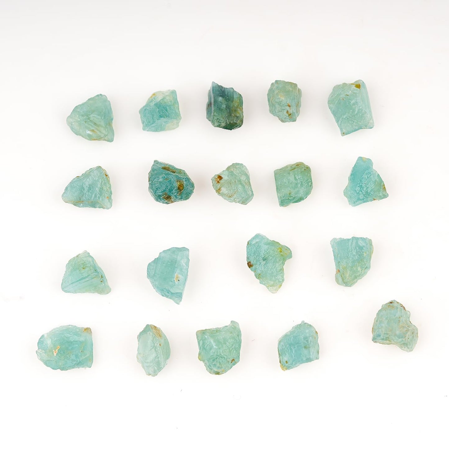 ColouredRocks 50 carats Grandidierite Crystals, Raw Stones, Rough Gemstones, Jewelry Making Supply, Cabbing, Polishing, Cutting, DIY, Crafts (16-18pcs) (5-8mm)