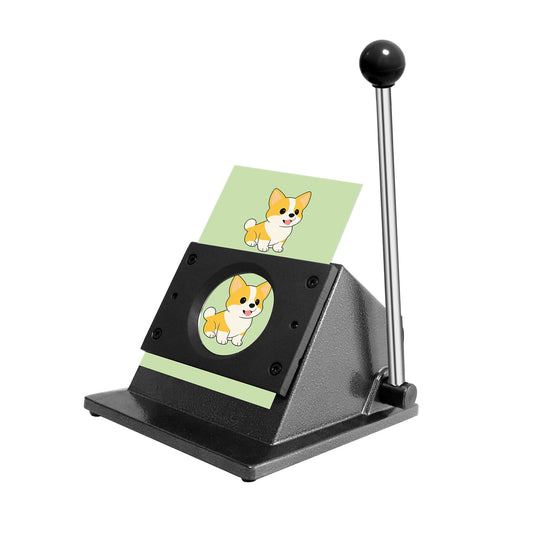 2.28" 58mm Button Paper Cutter, 2.75”/70mm Diameter Circle Cutter Circle Punch, Graphics Punch Cutter, 70mmDie Cut Machine for Making 2.28" 58mm Mode Buttons Machine (2.75”/70mm Cutting Diameter)