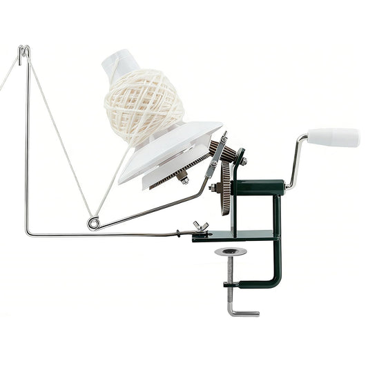 BEIYUANYA Large Yarn Ball Winder, Metal Hand-Operated Winder for Fiber/Wool/String, Yarn Cake Winder for Crafters, Supports 10 oz Yarn Capacity