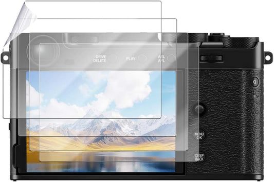 YAJOJO 4-Pack X-E5,Soft X-E5 Screen Protector for Fujifilm PET Film for Fujifilm Mirrorless Camera, Anti-Scratch