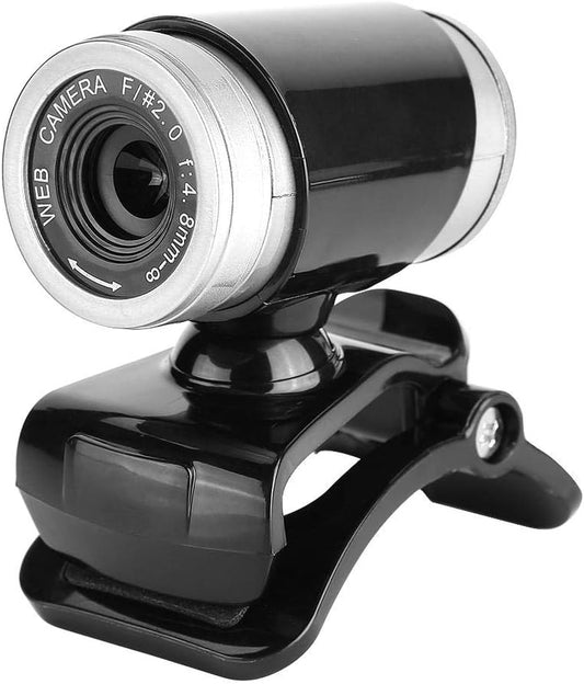 ANGGREK 720P CMOS 360 12 Night-Vision Webcam for Live Streaming Clip-on USB Pro Web Camera Desktop Webcam