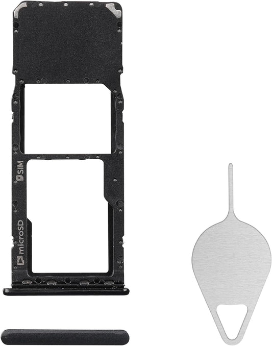 A20 A20 SM-A205U SM-A205U1 Sim Card Tray Replacement for Samsung Galaxy (Single SIM Version) Black Card Tray Slot