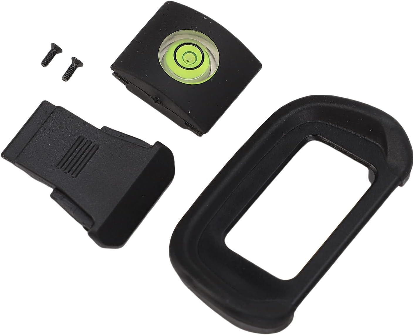 Eminchu Set R10, 3 1 Set Camera Eyecup Level and Hot Shoe Cover Fit for in Camera Viewfinder Eyecup Bubble Level Hot