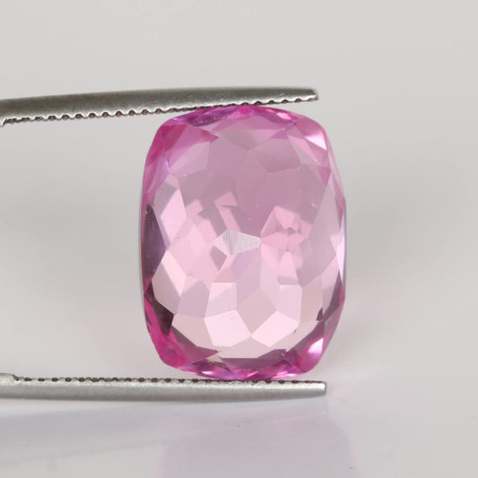 REAL-GEMS - 23.Carat Afghanistan Pink Kunzite Cushion Cut Loose Gemstone