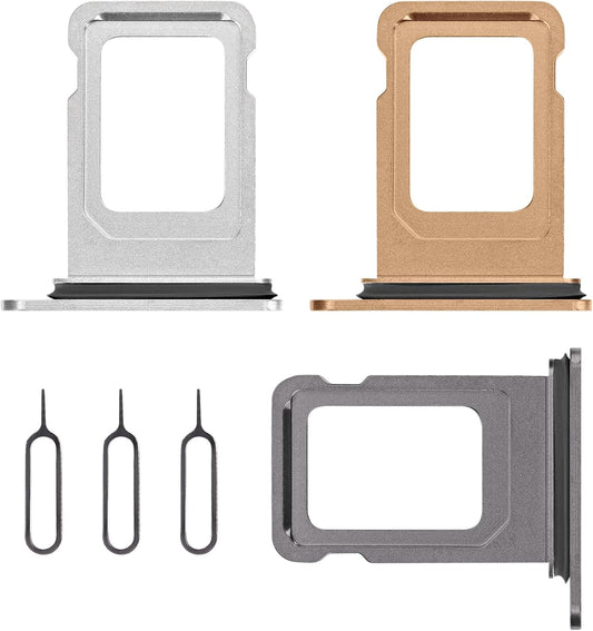 3 A1921 A2101 A2102 A2103 A2104 Color SIM Card Tray Holder Slot Replacement for iPhone XS MAX (Gold/Black/Silver)