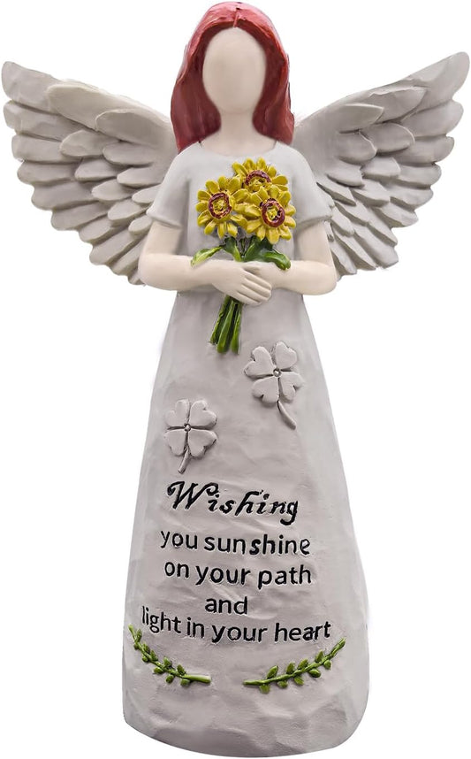 Angel Figurine | 5.5â Hand-Painted Sculpture for Blessings, Hope, and Healing Gifts