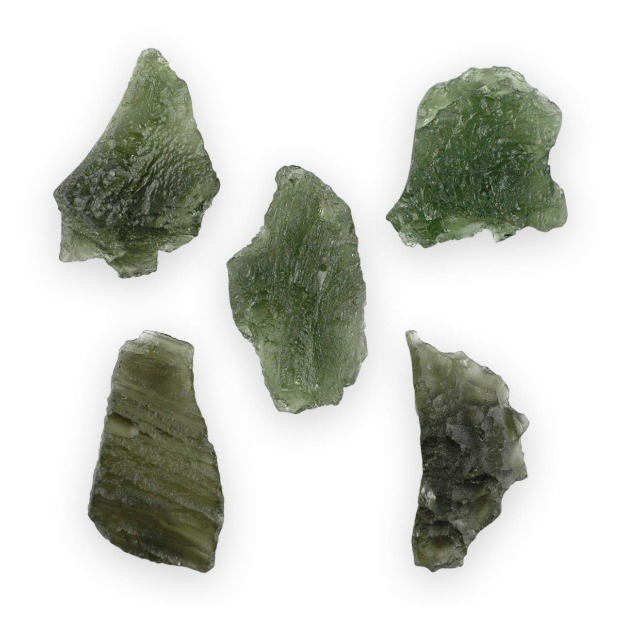 Genuine Rough Moldavite 15-20 carat Stone, One Piece