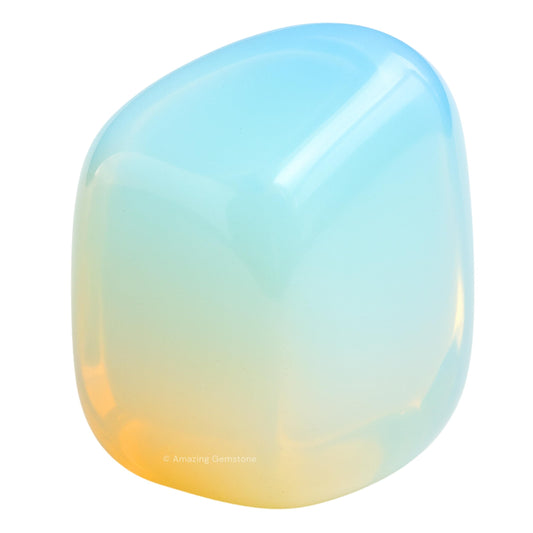 Amazing Gemstone Opalite Crystals&Healing Stones Tumbled - 1 oz Opalite Stone Gem Stones, Healing Stones for Energy Balance, Stress Relief - Premium Polished Gems Rocks for Meditation & Wellness