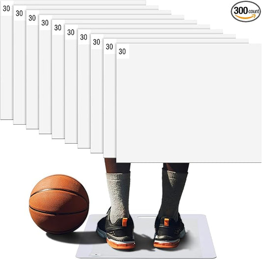 Basketball Sticky Adhesive Mat Replacement Sheets Clean Grip Tacky Floor Mats Replacement Sheet Courtside Basketball Court Accessory for Remove Dust Dirt from Shoe