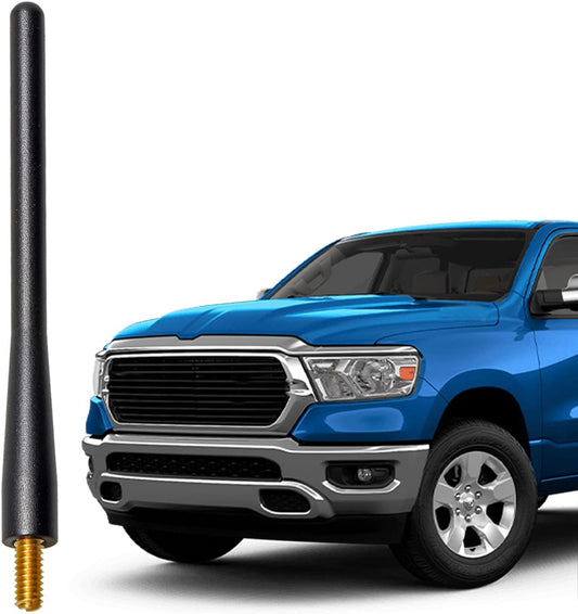 Anina 2009-2019 1500 4.7 Inches Car Radio Antenna Mast for Dodge Ram Aluminum Alloy Antenna Replacement