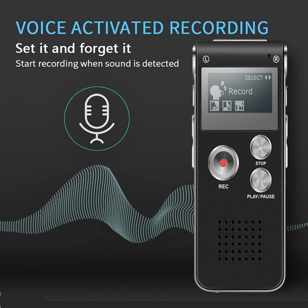 TEAMWILL 1PC 32GB Paranormal Ghost Hunting Equipment Digital EVP Voice Activated Recorder USB