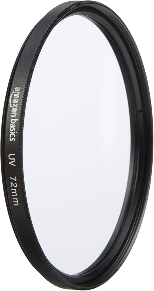 Amazon Basics 72mm UV Protection Camera Lens Filter, Scratch Resistant, Dust Resistant, Photography Filter