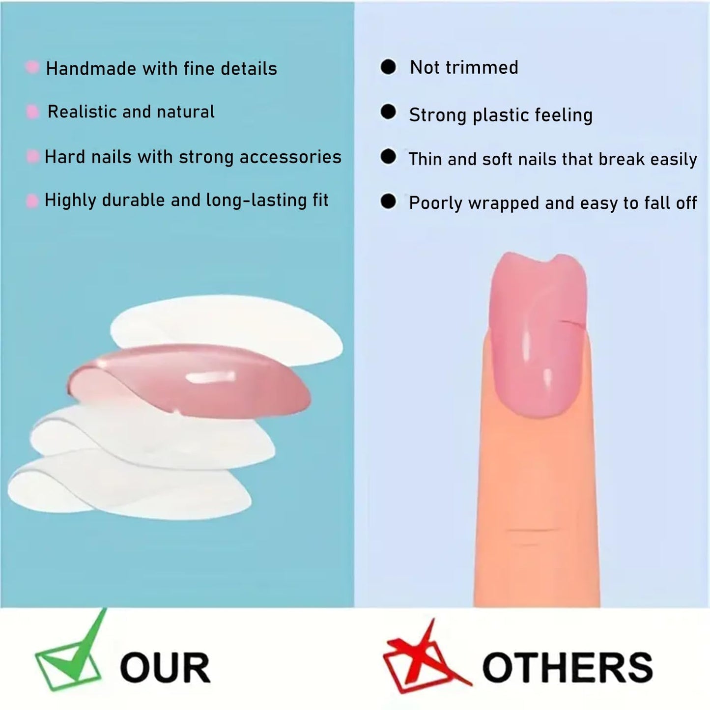 Generic Short Press on Nails Mummer Square Acrylic Nails Purple Flower Designs Cute French Tip Artificial False Nails Press ons Reusable Stick on Nails Summer Glue on Nails 24Pcs